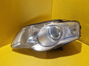 LEVÉ PŘEDNÍ SVĚTLO VW PASSAT B6 S ČOČKOU - 19913