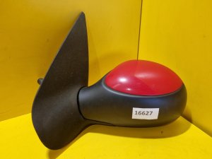 LEVÉ ZRCÁTKO PEUGEOT 206 , ČERVENÉ , MANUÁLNÍ - 16627