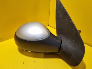 PRAVÉ ZRCÁTKO PEUGEOT 206 , STŘÍBRNÉ, MANUÁLNÍ - 17728