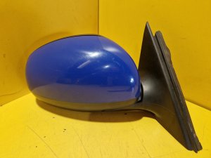 PRAVÉ ZRCÁTKO ŠKODA FABIA II , MODRÉ, ELEKTRICKÉ - 21058