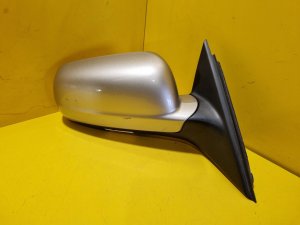 PRAVÉ ZRCÁTKO ŠKODA SUPERB I , STŘÍBRNÉ 9201, DLOUHÉ , ELEKTRICKÉ - 16879