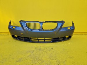 PŘEDNÍ NÁRAZNÍK BMW 5 (E60,E61), TMAVĚ ŠEDÝ, PRO SENZORY A OSTŘIKOVAČE - 14566 PŘEDNÍ NÁRAZNÍK BMW 5 (E60,E61), TMAVĚ ŠEDÝ, PRO SENZORY A OSTŘIKOVAČE - 14566