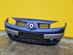 PŘEDNÍ NÁRAZNÍK RENAULT MEGANE II, MODRÝ TEF43, S MLHOVKAMA - 15746 PŘEDNÍ NÁRAZNÍK RENAULT MEGANE II, MODRÝ TEF43, S MLHOVKAMA - 15746