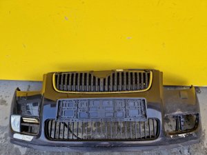 PŘEDNÍ NÁRAZNÍK ŠKODA ROOMSTER (5J7) / FABIA II - ČERNÝ, S OSTŘIKOVAČEMI - 16848 PŘEDNÍ NÁRAZNÍK ŠKODA ROOMSTER (5J7) / FABIA II - ČERNÝ, S OSTŘIKOVAČEMI - 16848