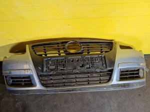 PŘEDNÍ NÁRAZNÍK VW PASSAT B6, MODROSTŘÍBRNÝ, S MLHOVKAMI - 20891