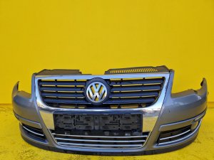 PŘEDNÍ NÁRAZNÍK VW PASSAT B6, ŠEDÝ, S MLHOVKAMI - 14658 PŘEDNÍ NÁRAZNÍK VW PASSAT B6, ŠEDÝ, S MLHOVKAMI - 14658