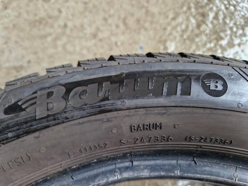 2 KS ZIMNÍ PNEUMATIKA BARUM POLARIS 5 - 195/50 R15 82H - 20602