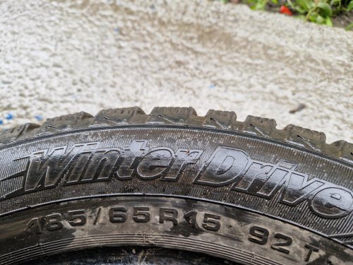 2 KS ZIMNÍ PNEUMATIKA CORDIANT WINTER DRIVE 185/65 R15 92T - 20405