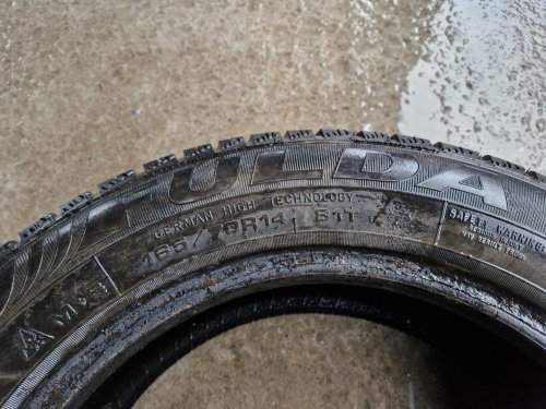 2 KS ZIMNÍ PNEUMATIKA FULDA KRISTAL MONTERO 3 - 165/70 R14 81T - 20303