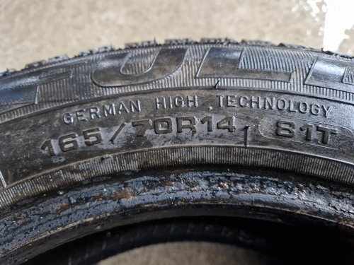 2 KS ZIMNÍ PNEUMATIKA FULDA KRISTAL MONTERO 3 - 165/70 R14 81T - 20303