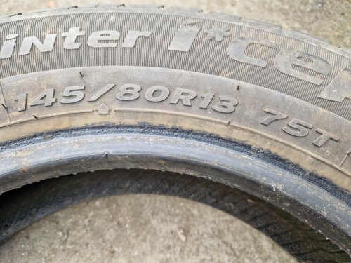 2 KS ZIMNÍ PNEUMATIKA HANKOOK I CEPT RS - 145/80 R13 75T - 20596