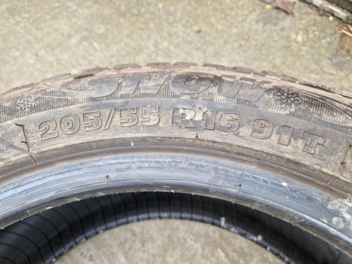 2 KS ZIMNÍ PNEUMATIKA KORMORAN SNOW 205/55 R16 91T - 20556