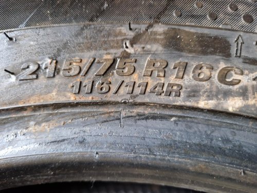 2 KS ZIMNÍ PNEUMATIKA KUMHO WINTER PORTRAN CW51 - 215/75 R16 C 116/114R - 20943
