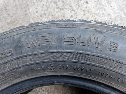 2 KS ZIMNÍ PNEUMATIKA NOKIAN WR SUV 3 - 215/65 R16 102H - 21160