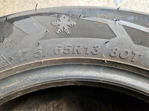 2 KS ZIMNÍ PNEUMATIKA SAILUN ICEBLAZER ALPINE + 175/65 R13 80T - 20592