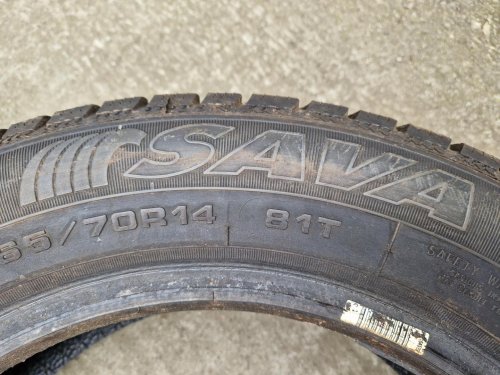 2 KS ZIMNÍ PNEUMATIKA SAVA ESKIMO S3+ 165/70 R14 81T - 20562