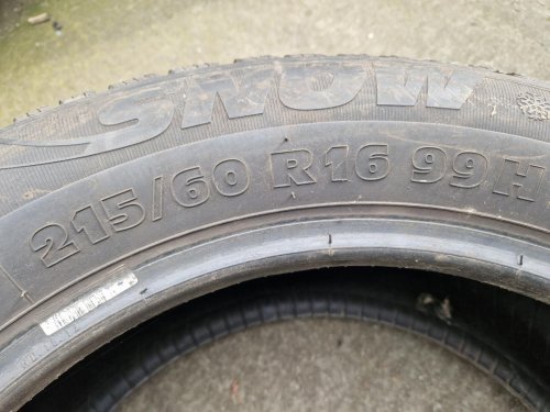 2 KS ZIMNÍ PNEUMATIKA SEBRING SNOW - 215/60 R16 99H - 20286