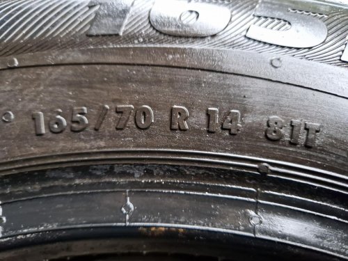 2 KS ZIMNÍ PNEUMATIKA SEMPERIT MASTER-GRIP 165/70 R14 81T - 20302
