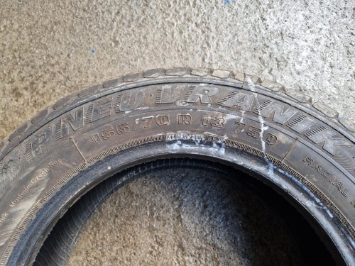 2 KS ZIMNÍ PNEUMATIKA VRANÍK WINTER MST - 155/70 R13 75Q - 20422
