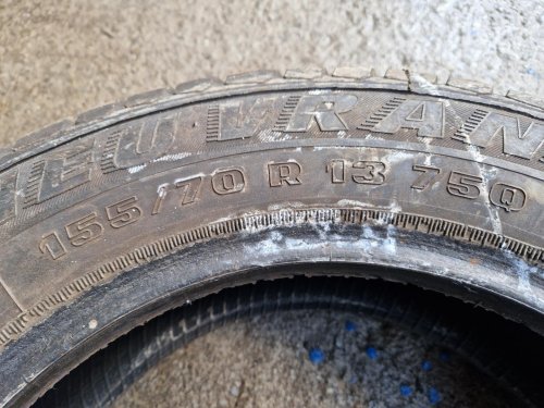 2 KS ZIMNÍ PNEUMATIKA VRANÍK WINTER MST - 155/70 R13 75Q - 20422