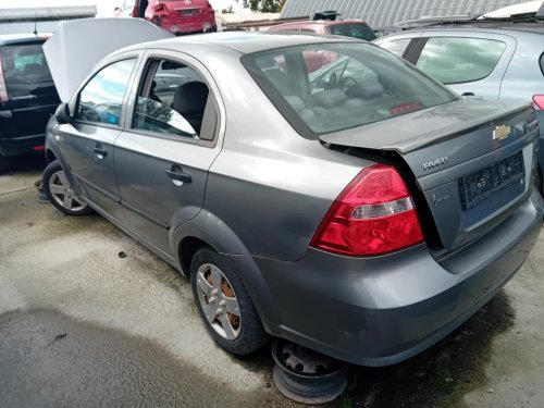 Chevrolet Aveo 1.4 ( F14D3 ) 69kW r.2008 šedá na náhradní díly