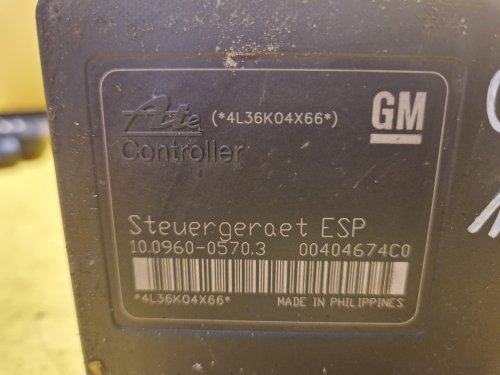JEDNOTKA ABS - 13244860 - OPEL ASTRA H / ZAFIRA B - 18063