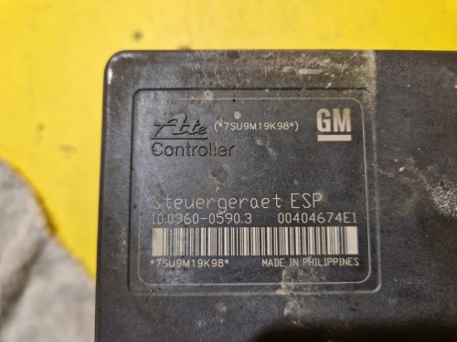 JEDNOTKA ABS - 13244860 - OPEL ASTRA H / ZAFIRA B - 19731