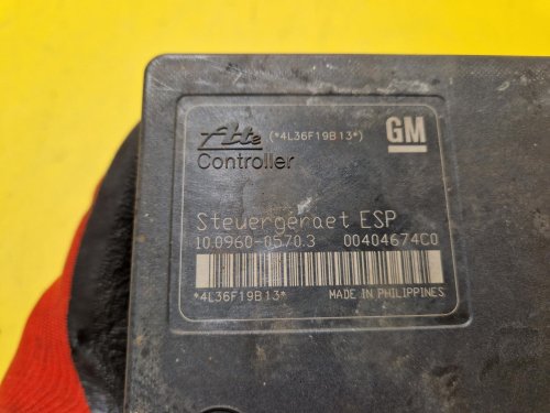 JEDNOTKA ABS - 13244860 - OPEL ASTRA H / ZAFIRA B - 20223