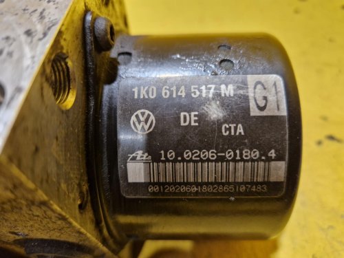 JEDNOTKA ABS - 1K0614517M - ŠKODA OCTAVIA II / VW GOLF V, TOURAN I / SEAT LEON II, TOLEDO III, ALTEA / AUDI A3 - 19630