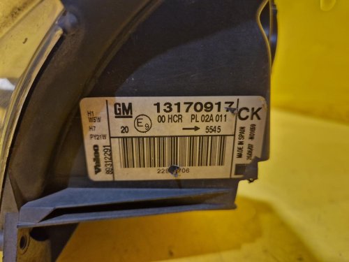 LEVÉ PŘEDNÍ SVĚTLO OPEL VECTRA C / SIGNUM , FACELIFT - 20138