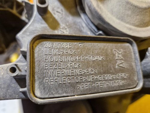 LEVÉ PŘEDNÍ SVĚTLO OPEL ZAFIRA B - 18855