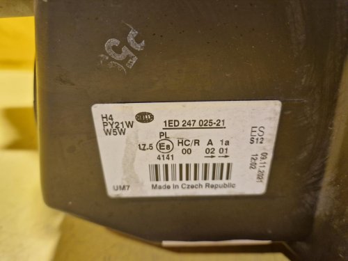 LEVÉ PŘEDNÍ SVĚTLO ŠKODA FABIA II, ROOMSTER  - 19989