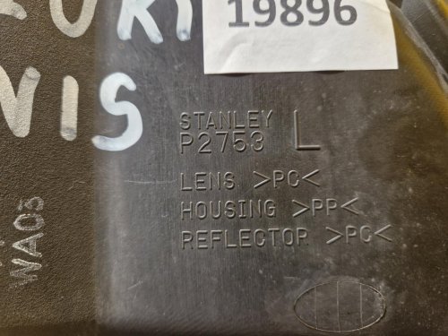 LEVÉ PŘEDNÍ SVĚTLO SUZUKI IGNIS II - 19896