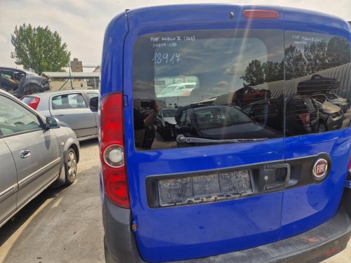 LEVÉ ZADNÍ KUFROVÉ DVEŘE FIAT DOBLO II (263), MODRÉ 084 - 18917