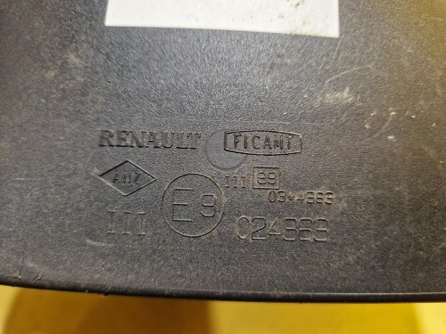 LEVÉ ZRCÁTKO DACIA SANDERO I, ČERNÉ, ELEKTRICKÉ - 17830