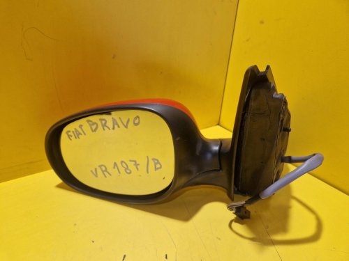 LEVÉ ZRCÁTKO FIAT BRAVO II (198), ČERVENÉ, ELEKTRICKÉ - 18529