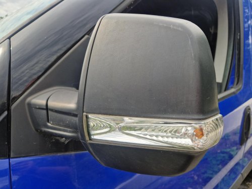 LEVÉ ZRCÁTKO FIAT DOBLO II (263) /  OPEL COMBO D - FACELIFT, ELEKTRICKÉ, ČERNÉ NELAKOVANÉ - 19130