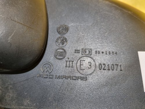 LEVÉ ZRCÁTKO FIAT PANDA II (169) , ČERNÉ NELAKOVANÉ , MANUÁLNÍ, FACELIFT - 17824