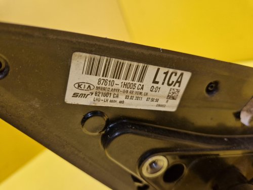 LEVÉ ZRCÁTKO KIA CEED / PRO CEED , ČERNÉ NELAKOVANÉ, MANUÁLNÍ - 19785