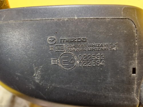 LEVÉ ZRCÁTKO MAZDA 6 II (GH) , ČERNÉ , ELEKTRICKÉ - 20788