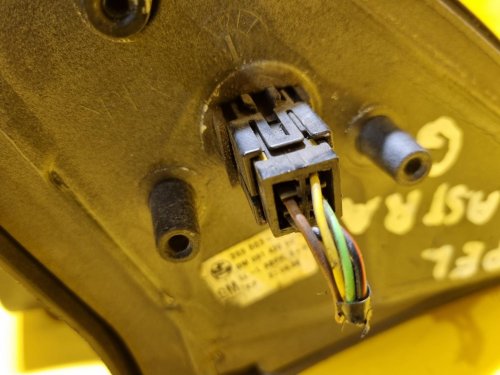 LEVÉ ZRCÁTKO OPEL ASTRA G , STŘÍBRNÉ, ELEKTRICKÉ - 16955