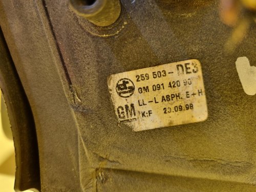 LEVÉ ZRCÁTKO OPEL ASTRA G , STŘÍBRNÉ, ELEKTRICKÉ - 16955