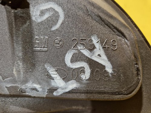 LEVÉ ZRCÁTKO OPEL ASTRA G , VÍNOVÉ, MANUÁLNÍ - 20663