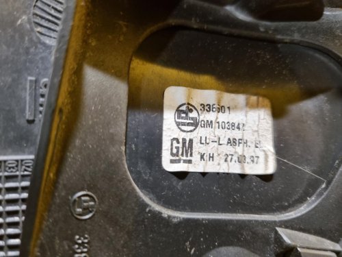 LEVÉ ZRCÁTKO OPEL ASTRA G COUPE , MODRÉ, ELEKTRICKÉ - 16885