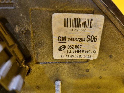 LEVÉ ZRCÁTKO OPEL VECTRA C / SIGNUM , STŘÍBRNÉ, ELEKTRICKÉ - 16886