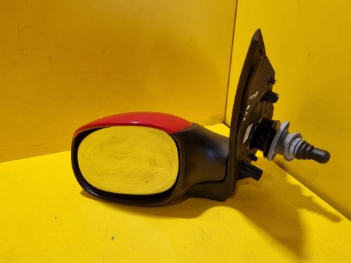 LEVÉ ZRCÁTKO PEUGEOT 206 , ČERVENÉ , MANUÁLNÍ - 16627