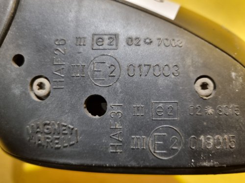 LEVÉ ZRCÁTKO PEUGEOT 206 , ČERVENÉ , MANUÁLNÍ - 17726