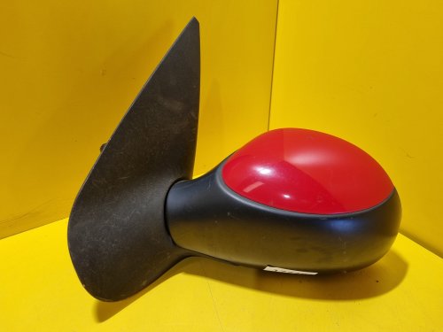 LEVÉ ZRCÁTKO PEUGEOT 206 , ČERVENÉ , MANUÁLNÍ - 17726