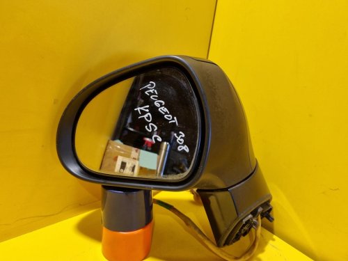 LEVÉ ZRCÁTKO PEUGEOT 308 I / 207 ČERNÉ, ELEKTRICKÉ - 16733