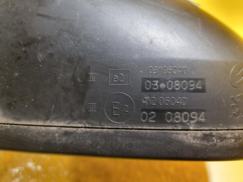 LEVÉ ZRCÁTKO PEUGEOT 308 I / 207 ČERNÉ, ELEKTRICKÉ - 16733